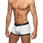 Addicted Pique Classic Swim Trunk White ADS381