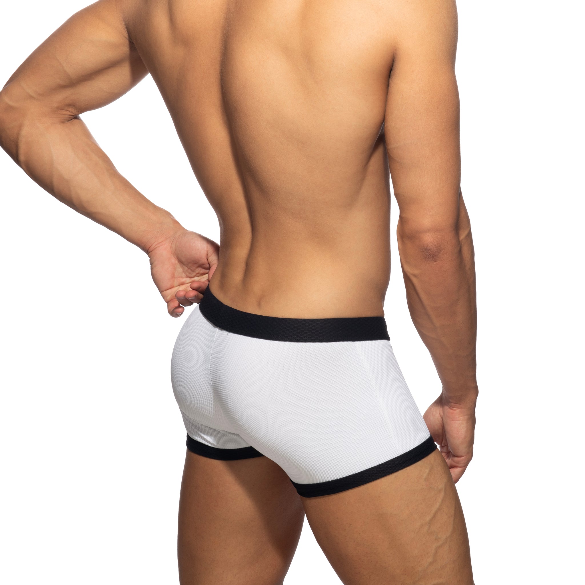 Addicted Pique Classic Swim Trunk White ADS381