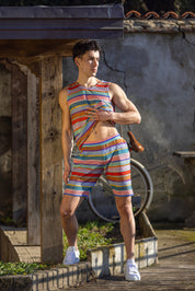 Addicted Chicano Bermudas Orange AD1363