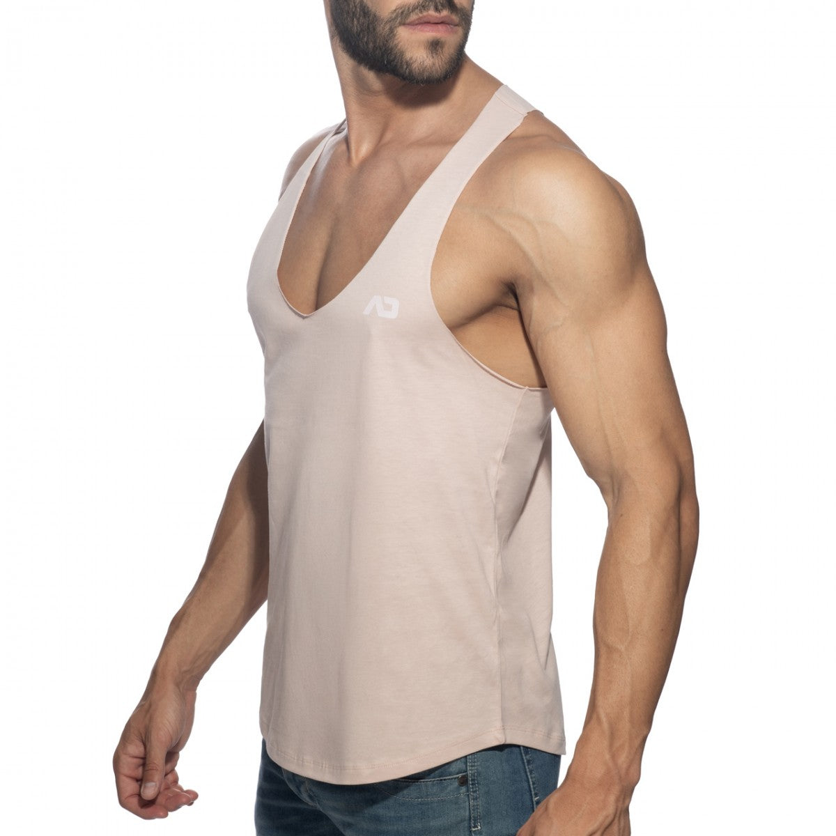 Addicted Basic Gym Tank Top Baby Pink AD2249