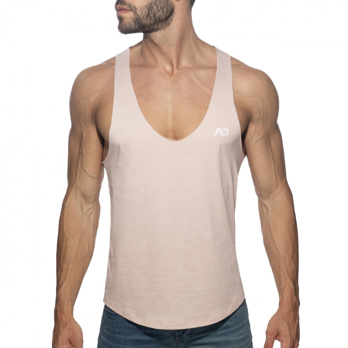 Addicted Basic Gym Tank Top Baby Pink AD2249