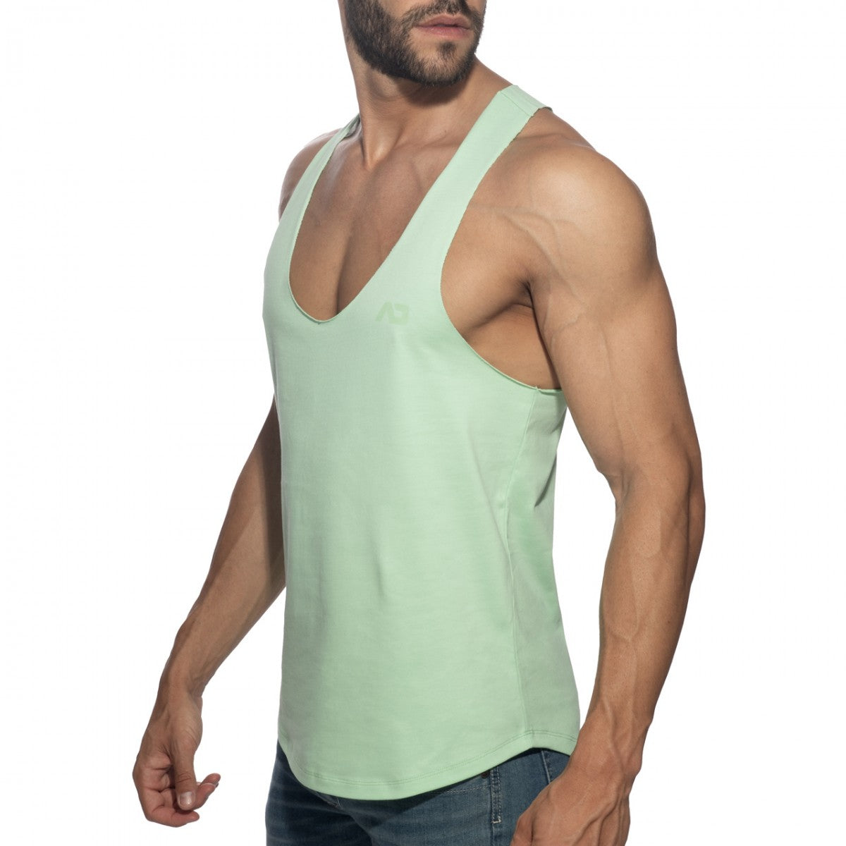 Addicted Basic Gym Tank Top Green AD2249