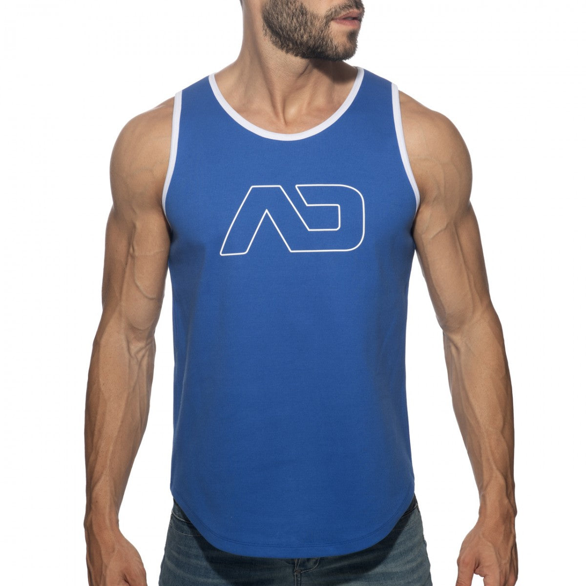 Addicted Rib AD Tank Top Royal Blue AD2243