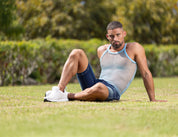 ES Collection Beachy Net Strap Tank Top Sky Blue TS336