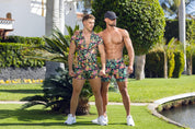 ES Collection Svelte Hawaiian Shorts Black SP326