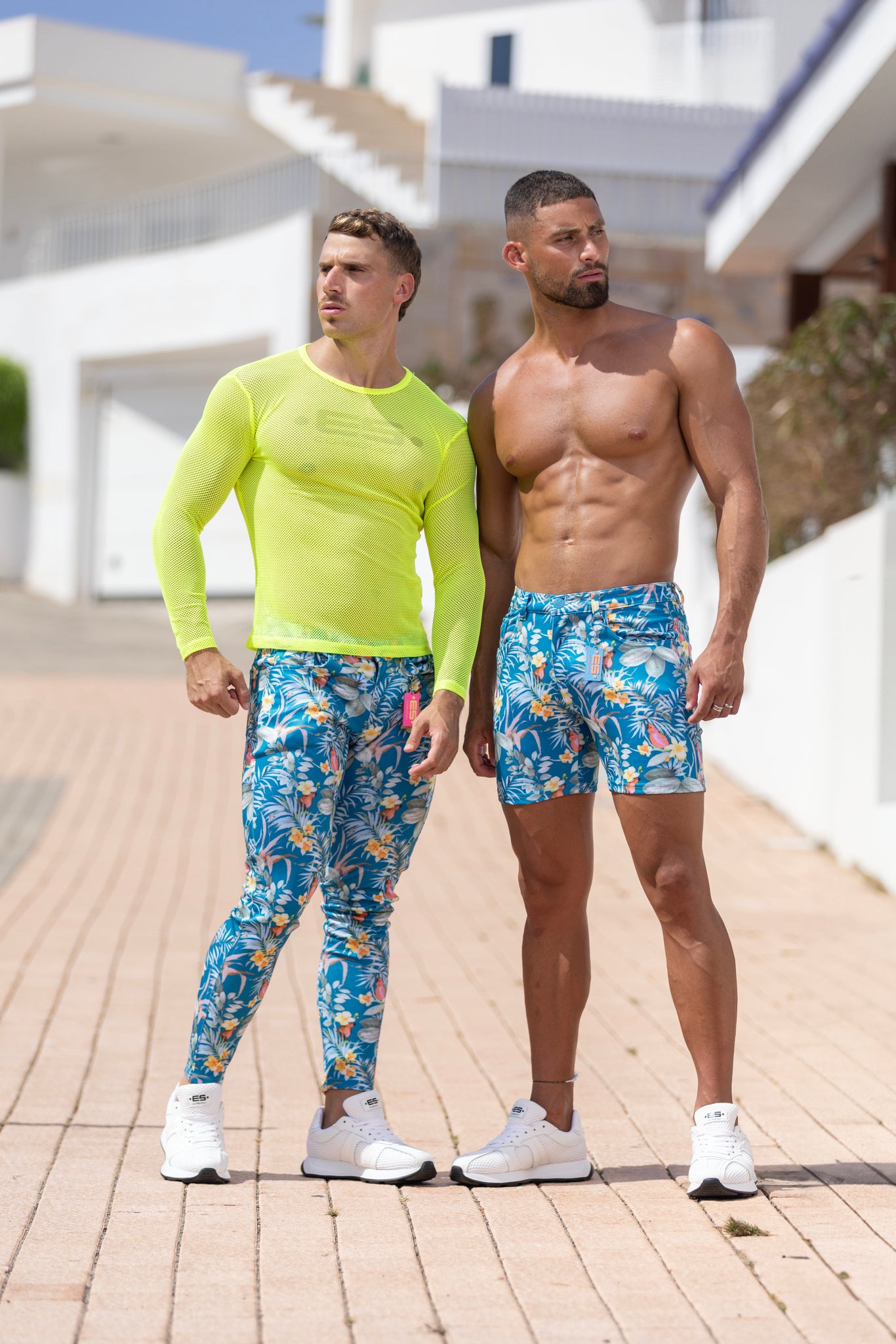 ES Collection Svelte Hawaiian Shorts Cobalt SP326