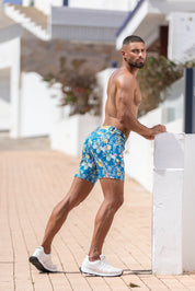 ES Collection Svelte Hawaiian Shorts Cobalt SP326