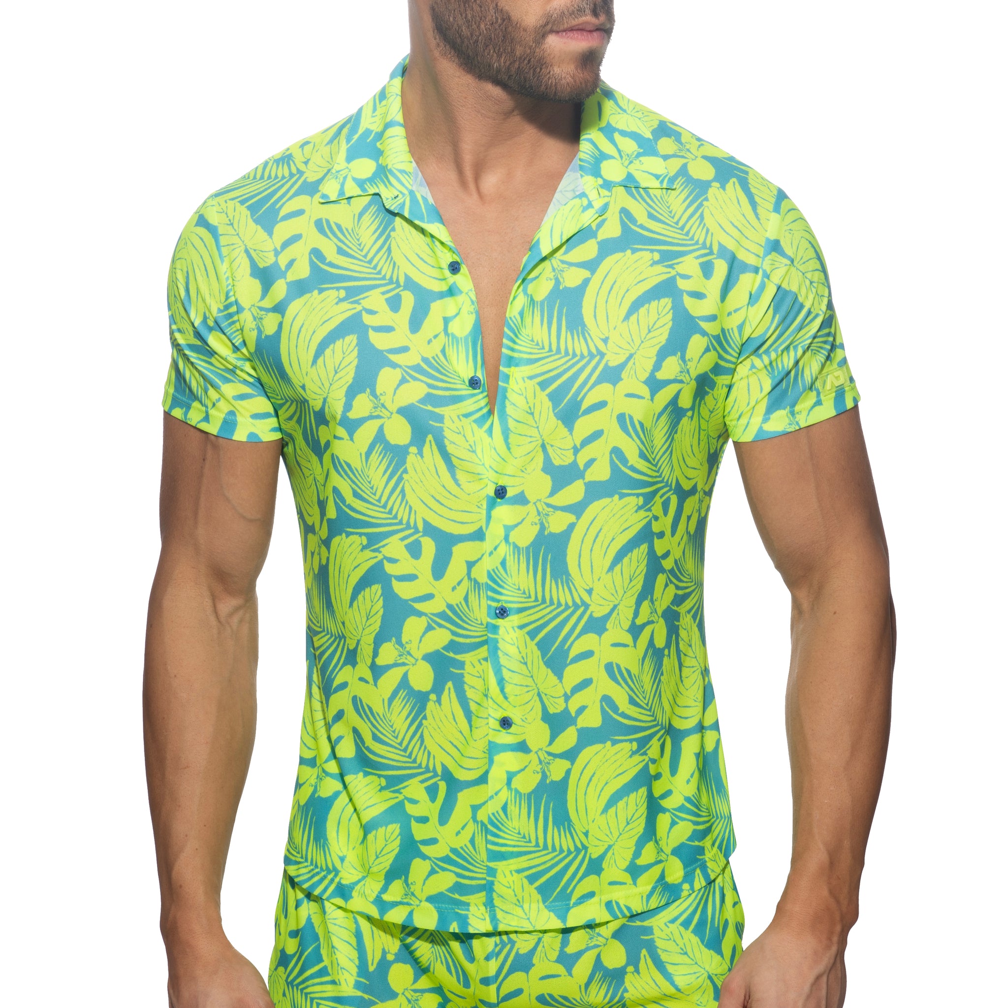 Addicted Calatheas Shirt Neon Yellow AD1367