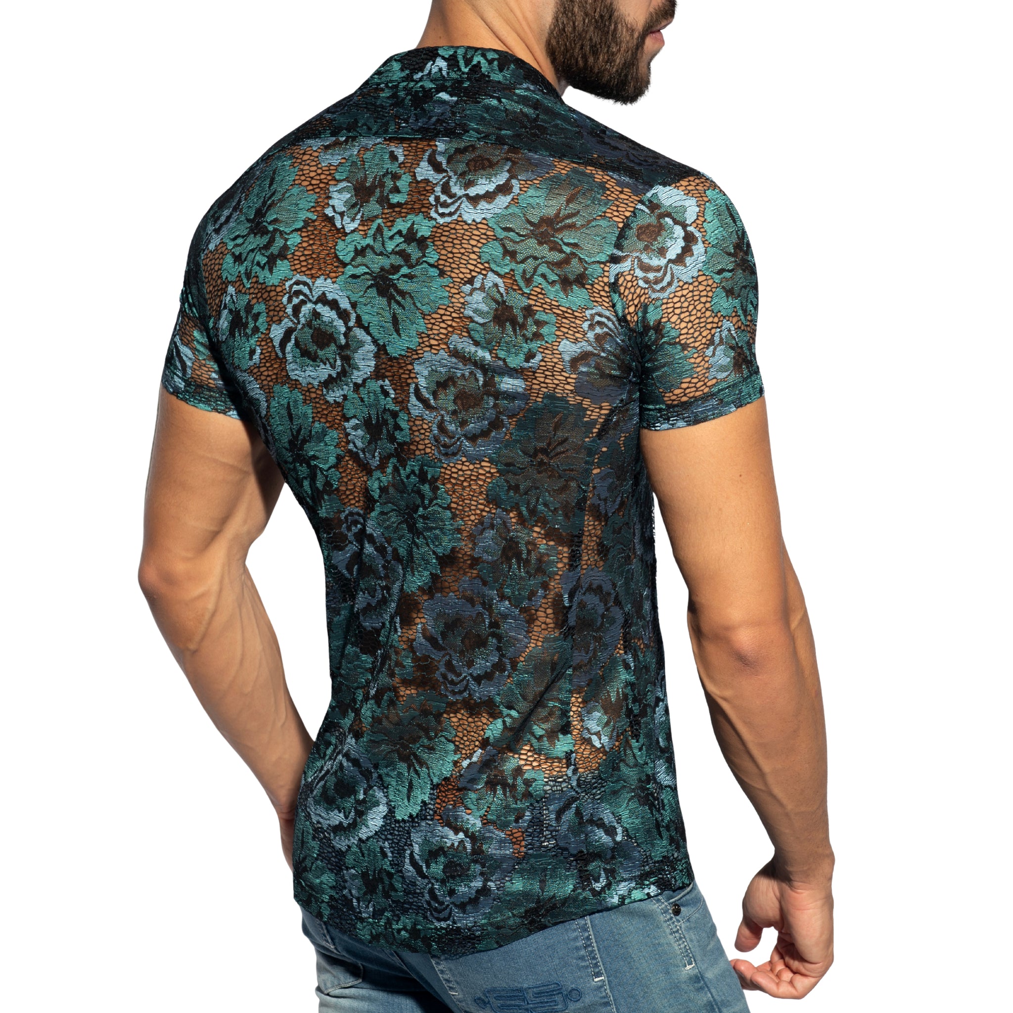 ES Collection Botanic Garden Shirt Black SHT032