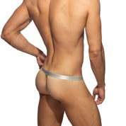 Addicted Shiny Pique Swimderwear Thong Turquoise AD1377