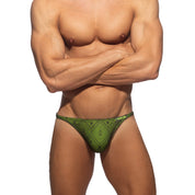 Addicted Agadir Swim Thong Khaki ADS378