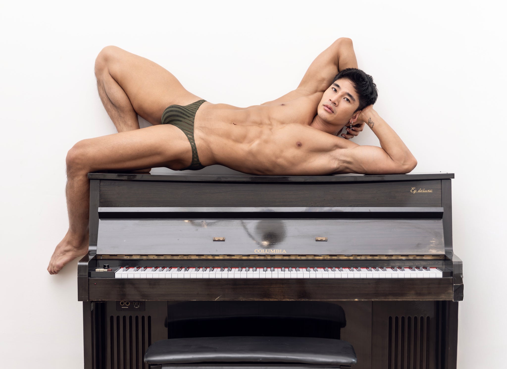 Addicted Horny Bikini Brief Khaki AD1356