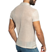 ES Collection Avant-Garde Polo Shirt Beige POLO37