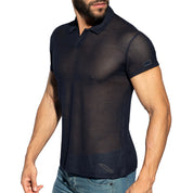 ES Collection Avant-Garde Polo Shirt Navy POLO37