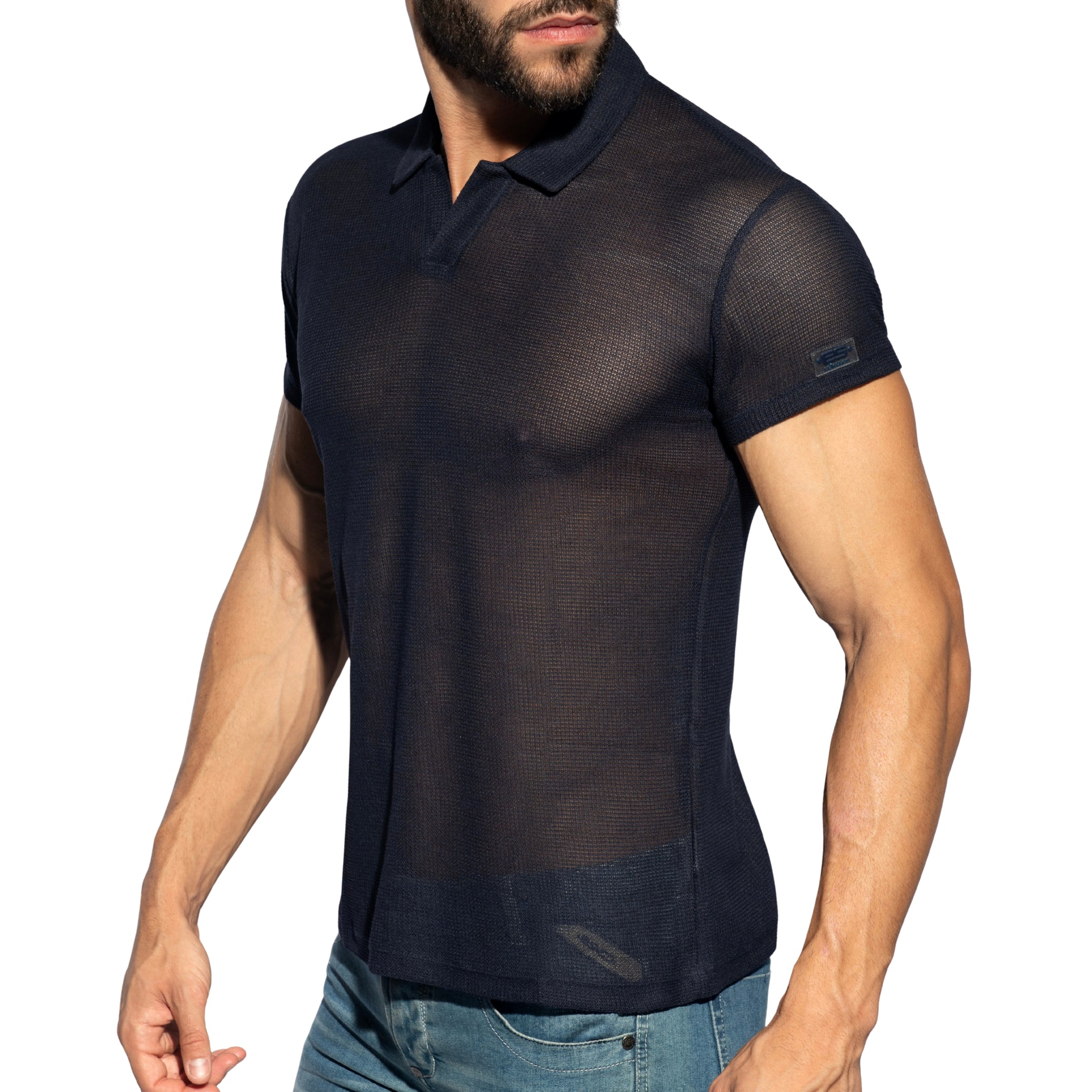 ES Collection Avant-Garde Polo Shirt Navy POLO37