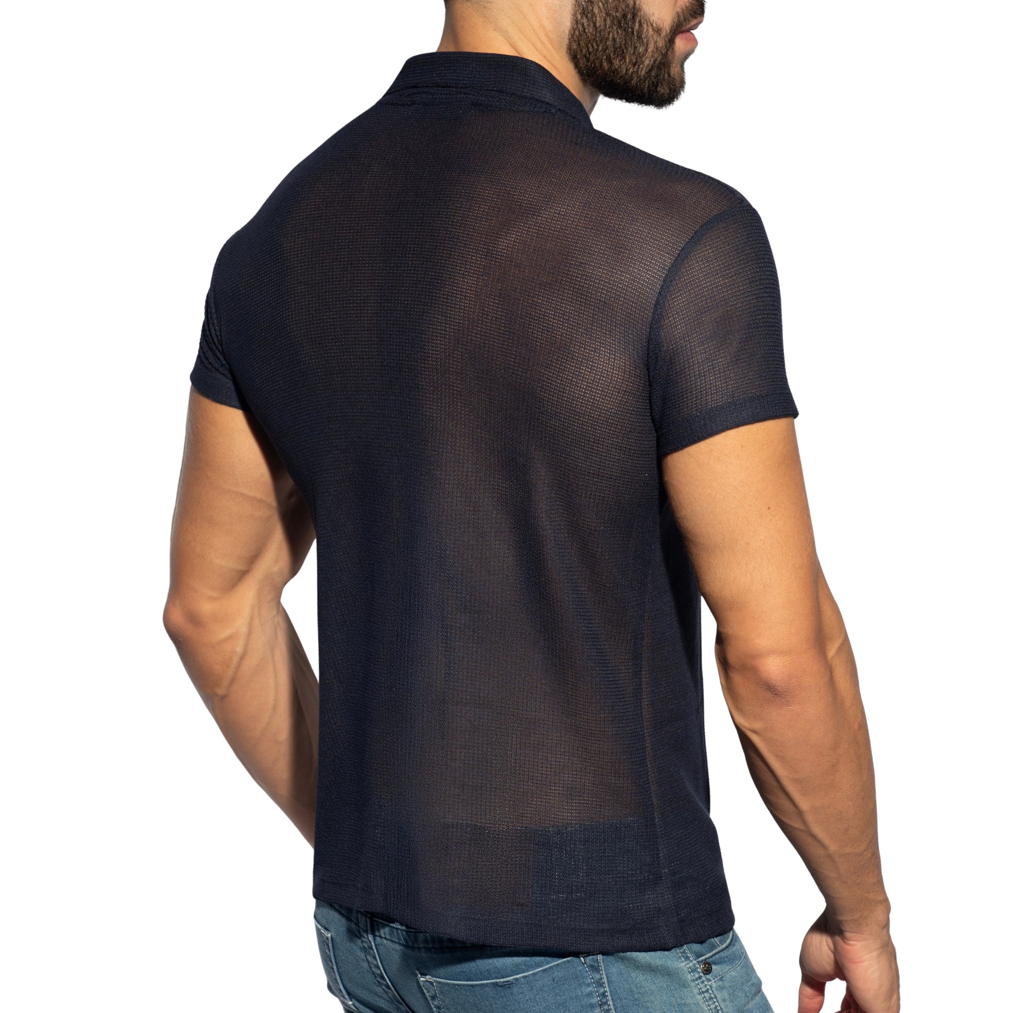 ES Collection Avant-Garde Polo Shirt Navy POLO37