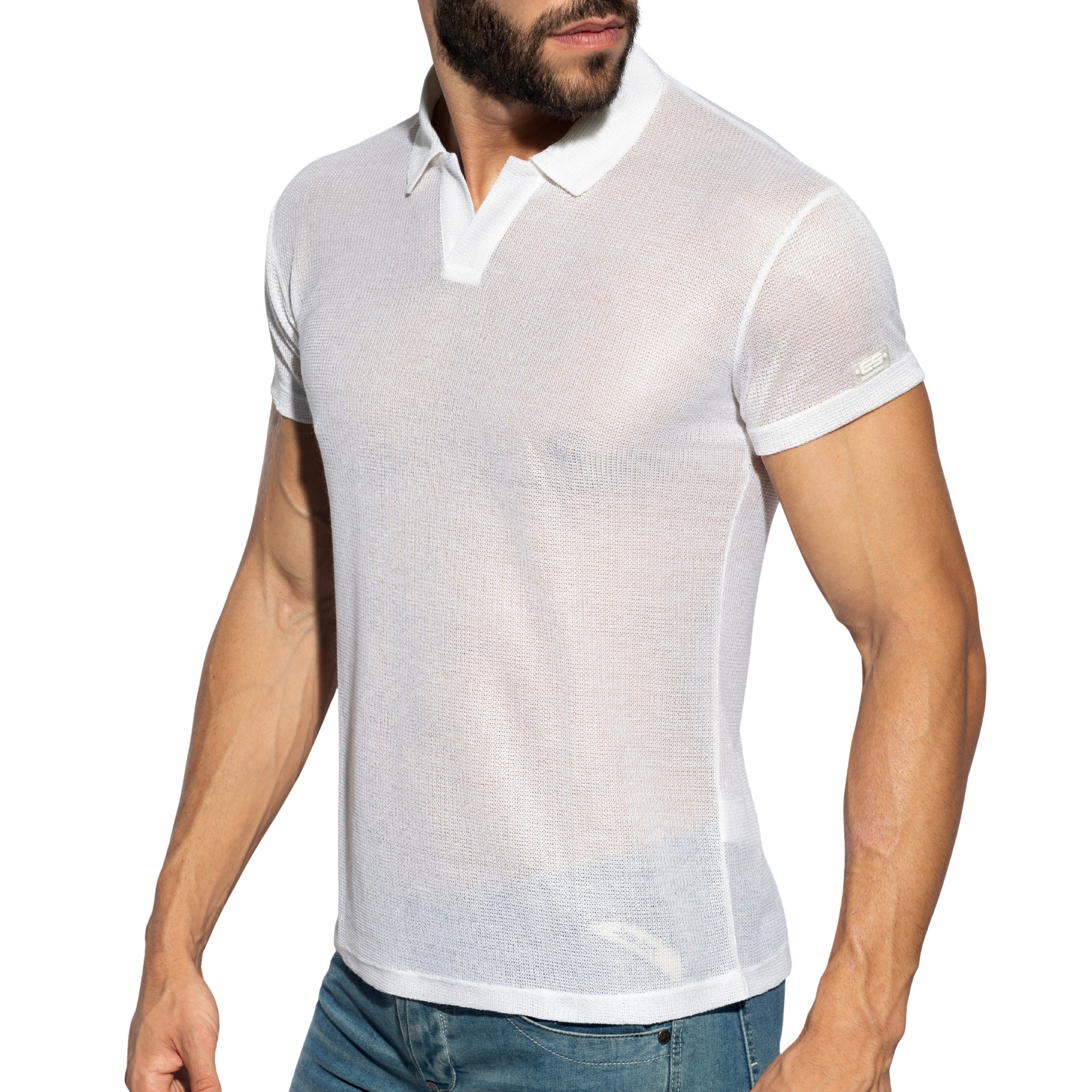ES Collection Avant-Garde Polo Shirt White POLO37