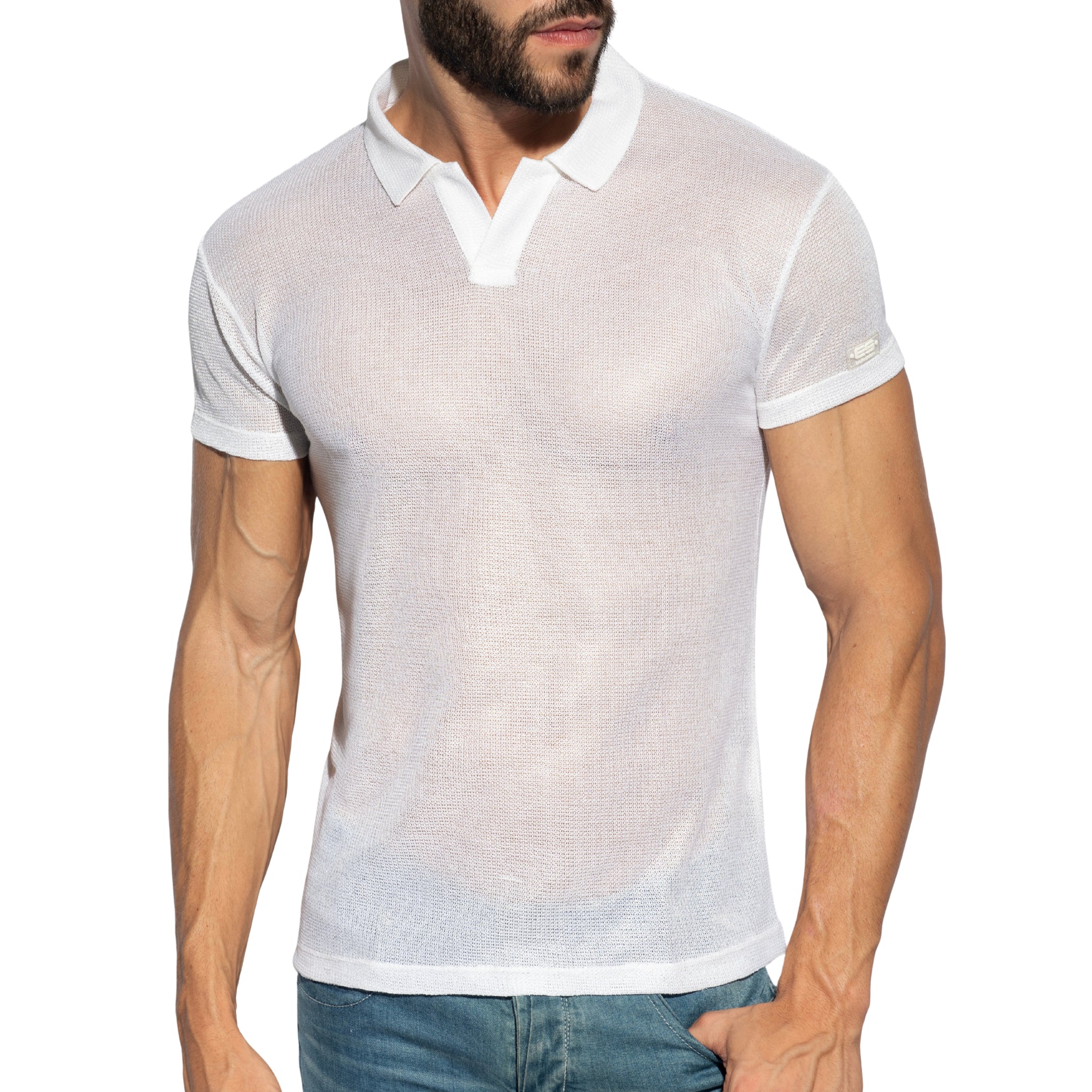 ES Collection Avant-Garde Polo Shirt White POLO37