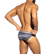 ES Collection Wetlands Bikini Brief Charcoal UN636