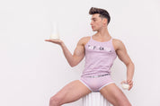Addicted Dick Addickted Tank Top Baby Pink AD1284