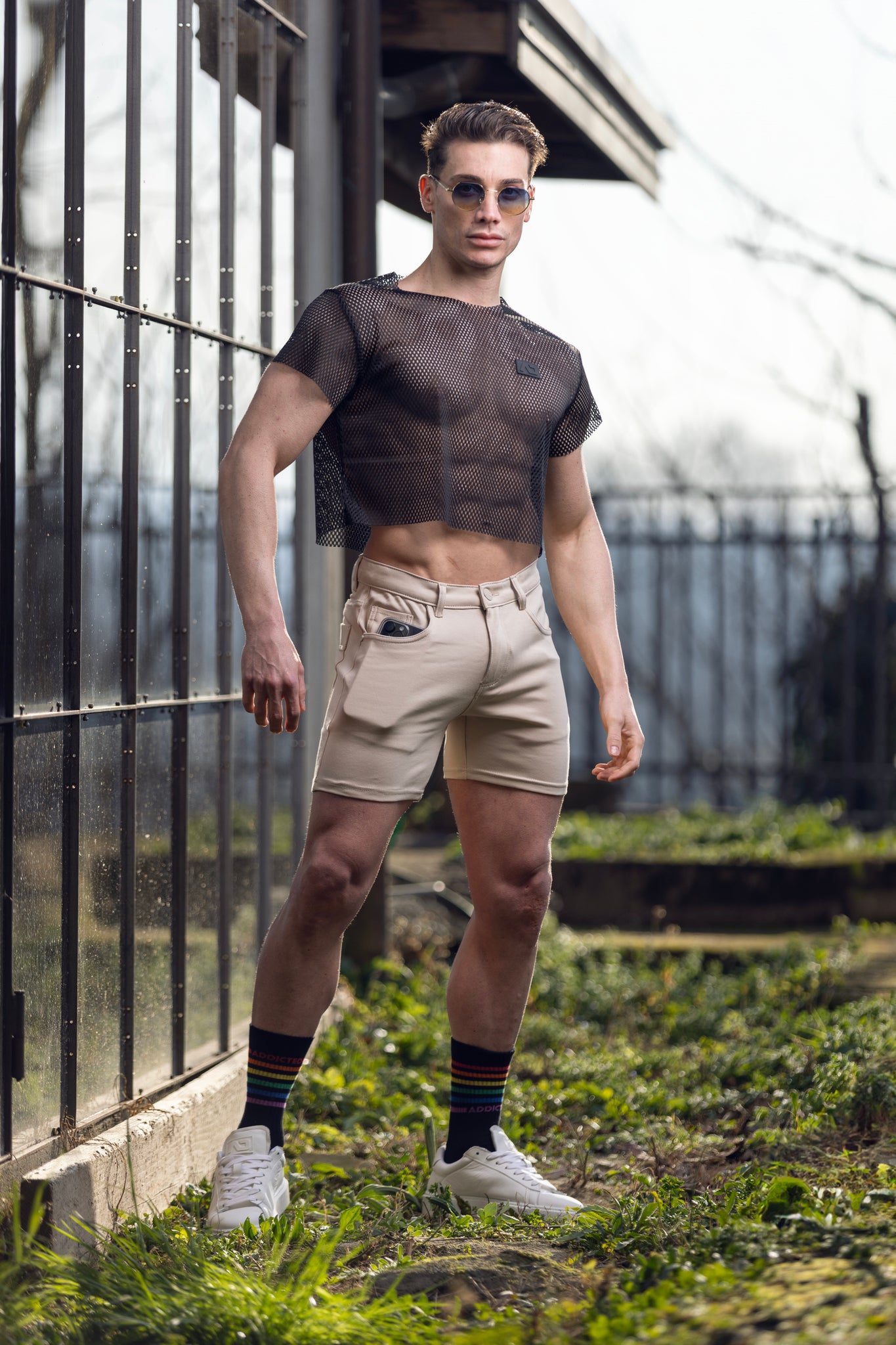 Addicted Svelte Shorts Beige AD1253