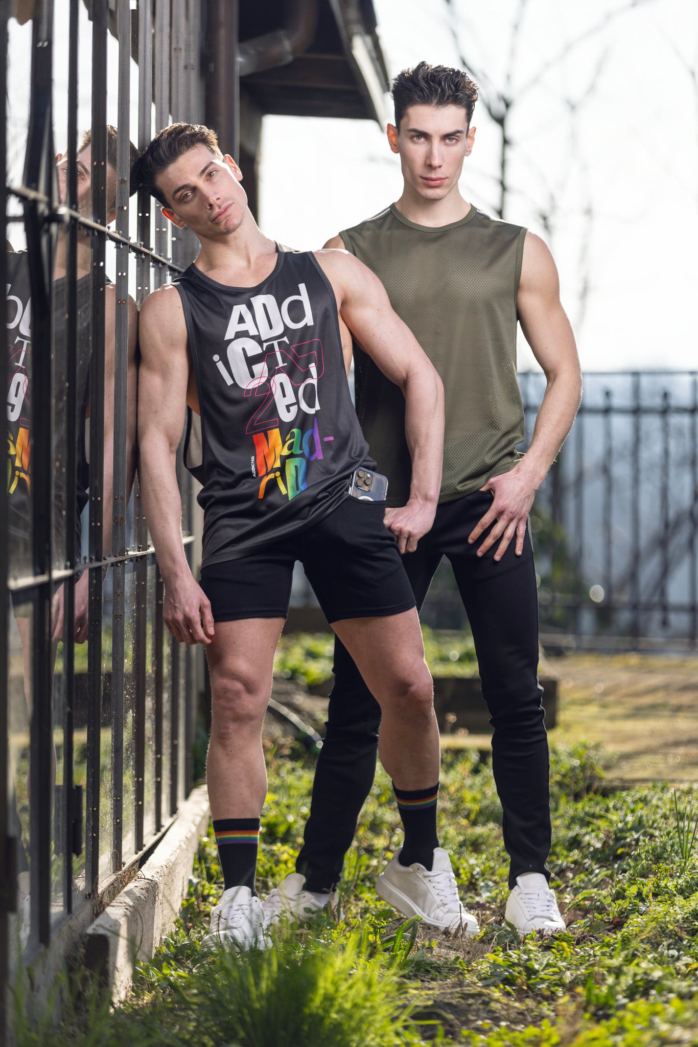 Addicted Madrid Tank Top Black AD1342