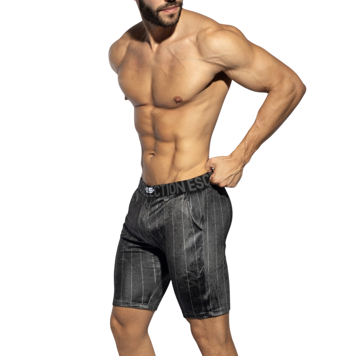 ES Collection Diplomatic Band Shorts Black SP312