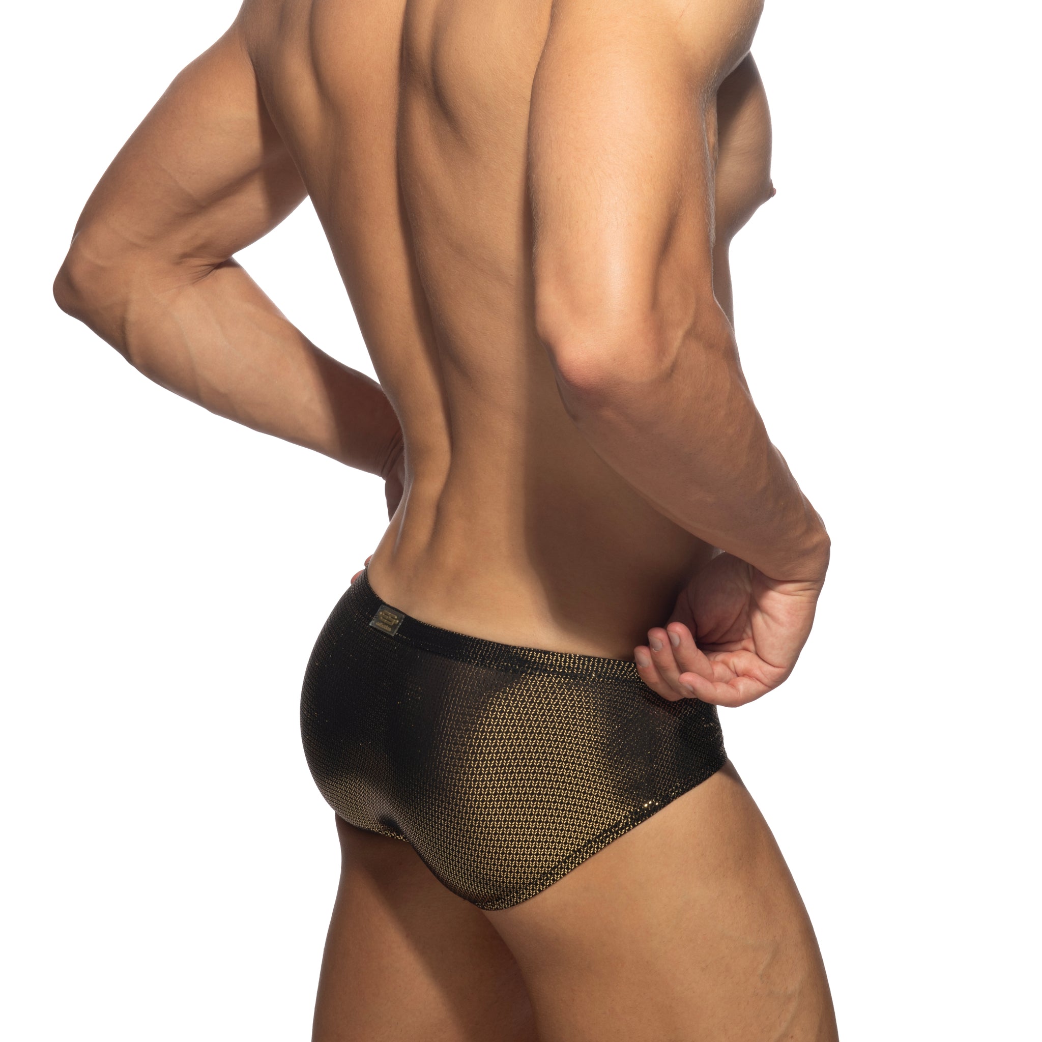 ES Collection Radiant Gold Bikini Brief Black UN634