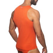 Addicted Puff Tank Top Orange AD1378