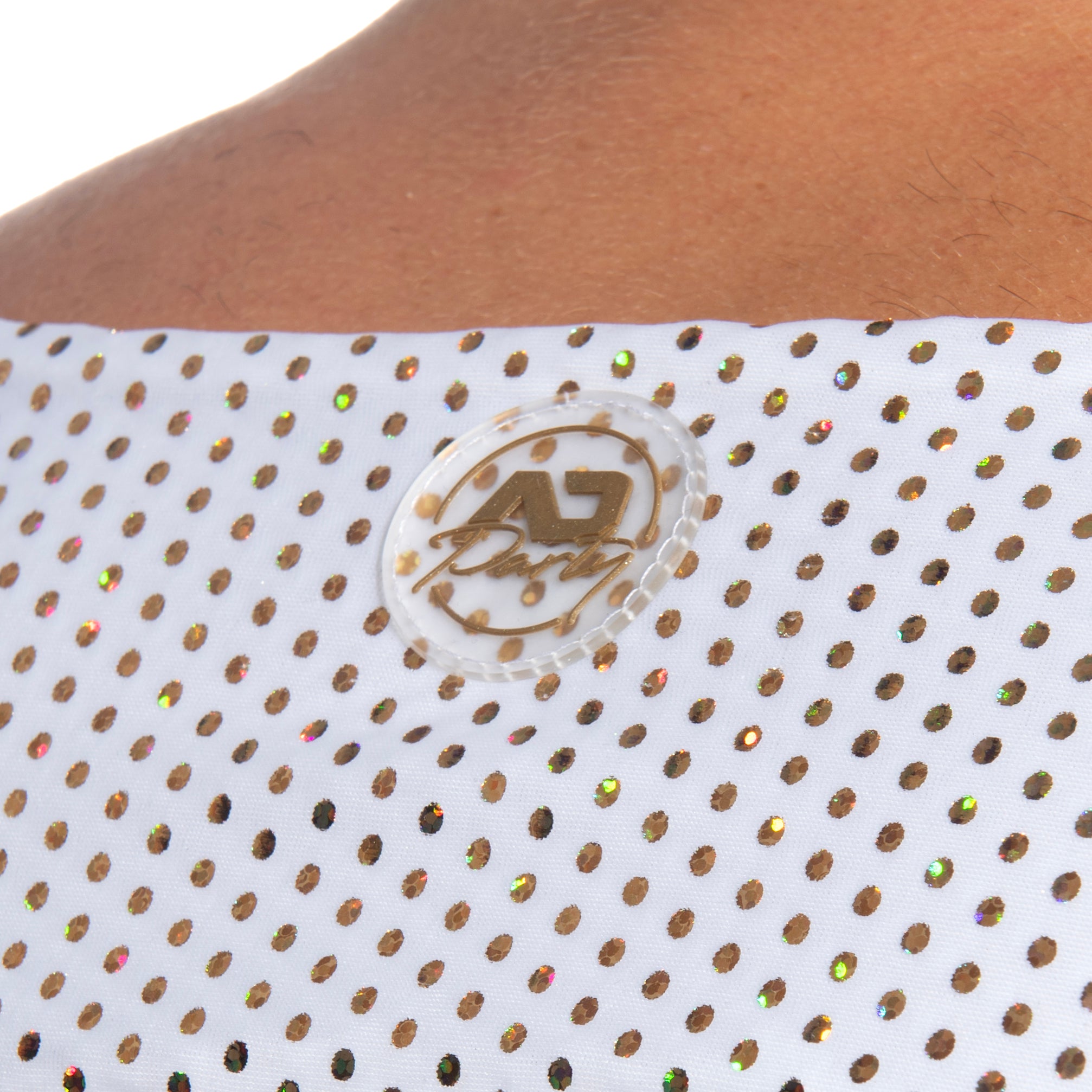 Addicted Gold Spots Party Body Harness Gold ADP19