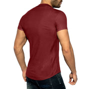 ES Collection Slim Fit Shirt Aubergine SHT023