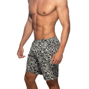 Addicted Rococo Bermuda Shorts White AD1382