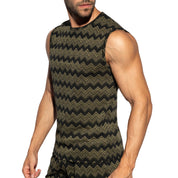 ES Collection Aristo Tank Top Khaki TS359