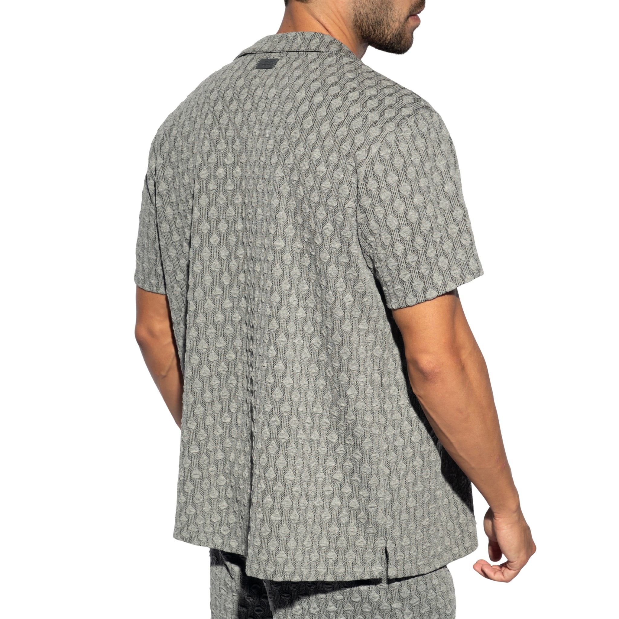 ES Collection Glen Shirt Charcoal SHT033