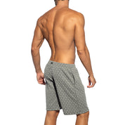 ES Collection Glen Bermuda Shorts Charcoal SP355