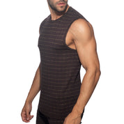 Addicted Opal Tank Top Brown AD1384