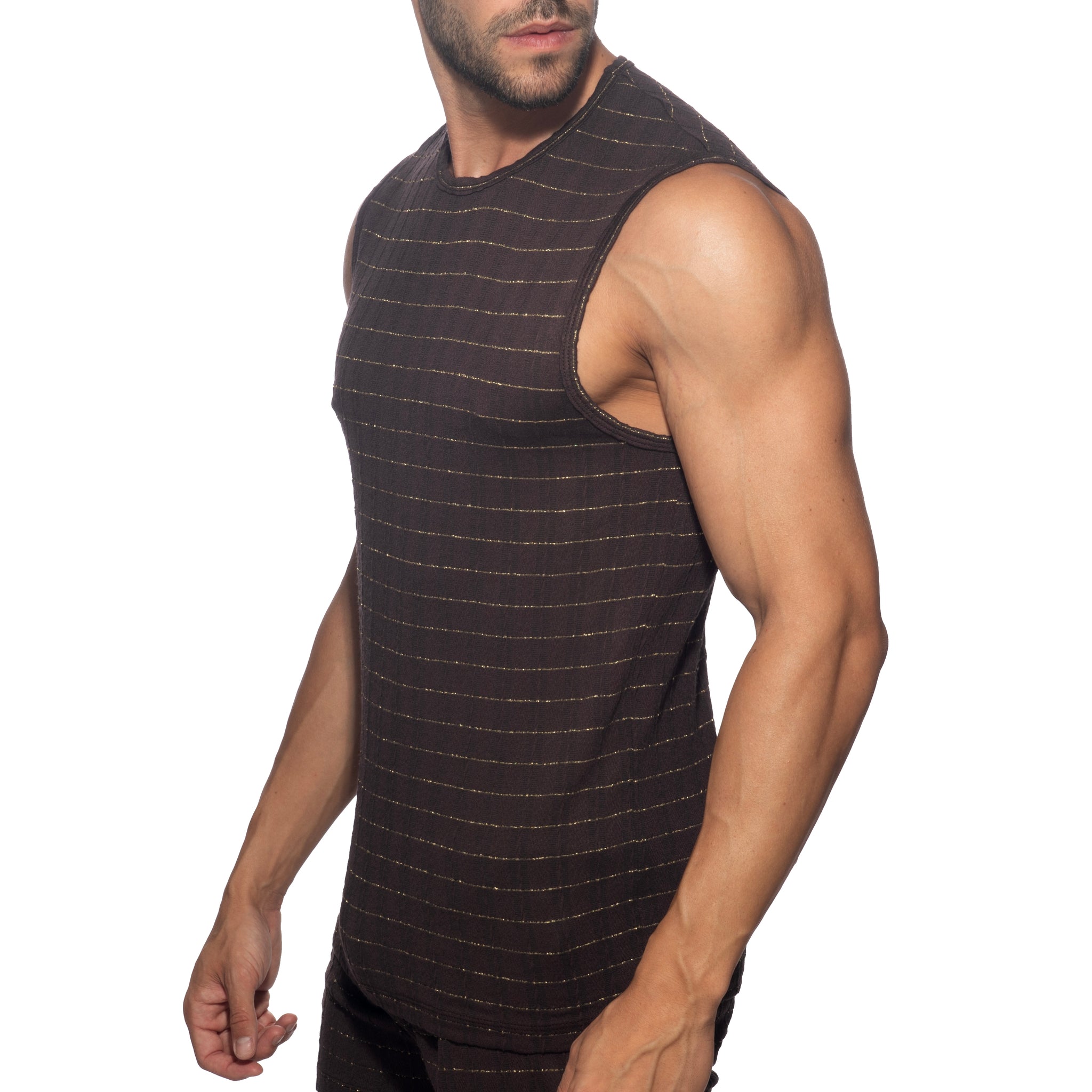 Addicted Opal Tank Top Brown AD1384