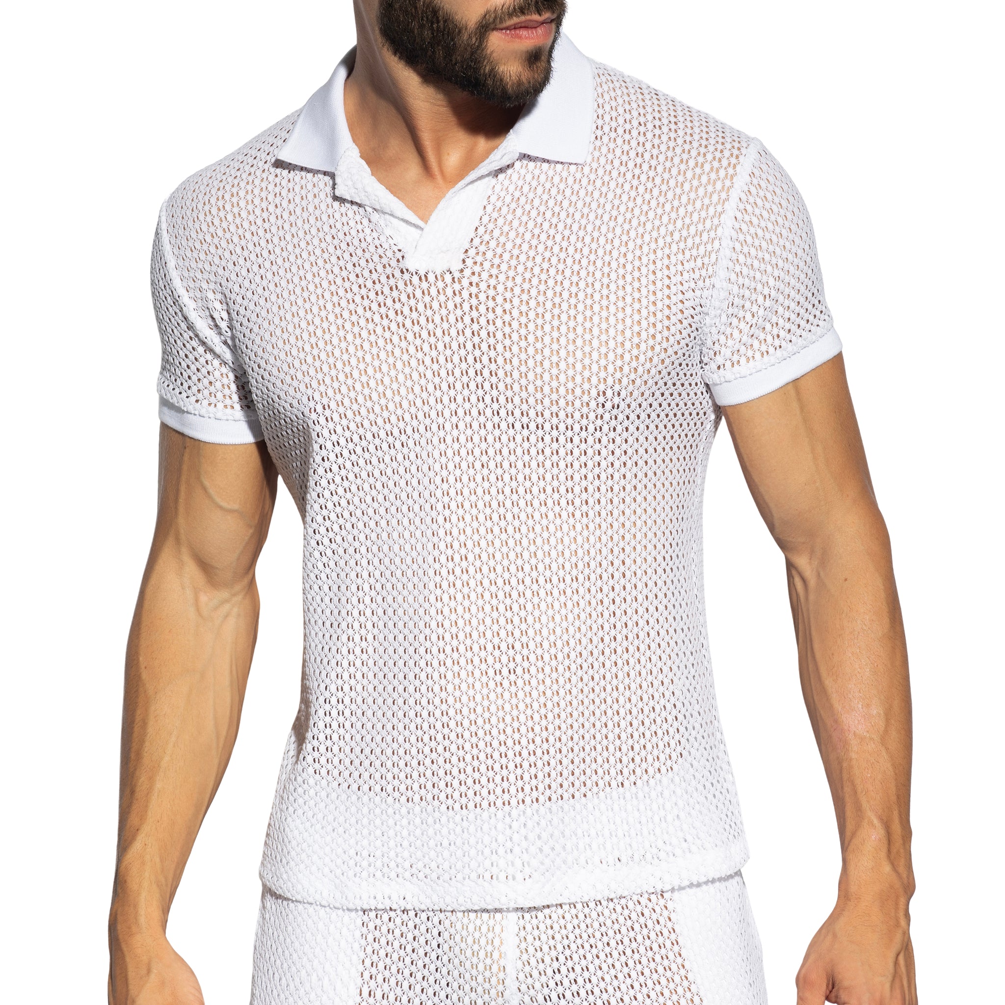 ES Collection Brisa Polo Shirt White POLO36