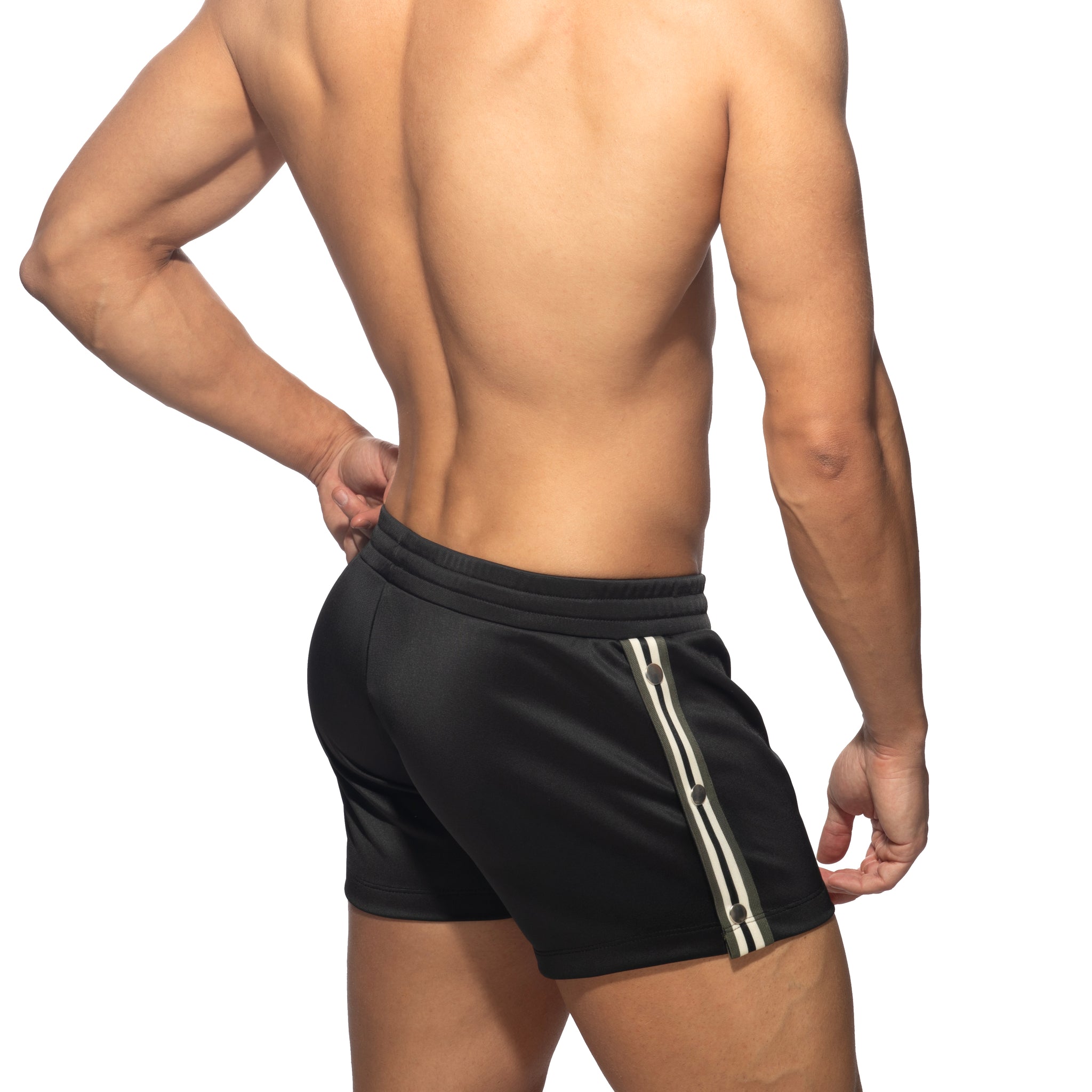 Addicted Nexus Button Shorts Black AD1338