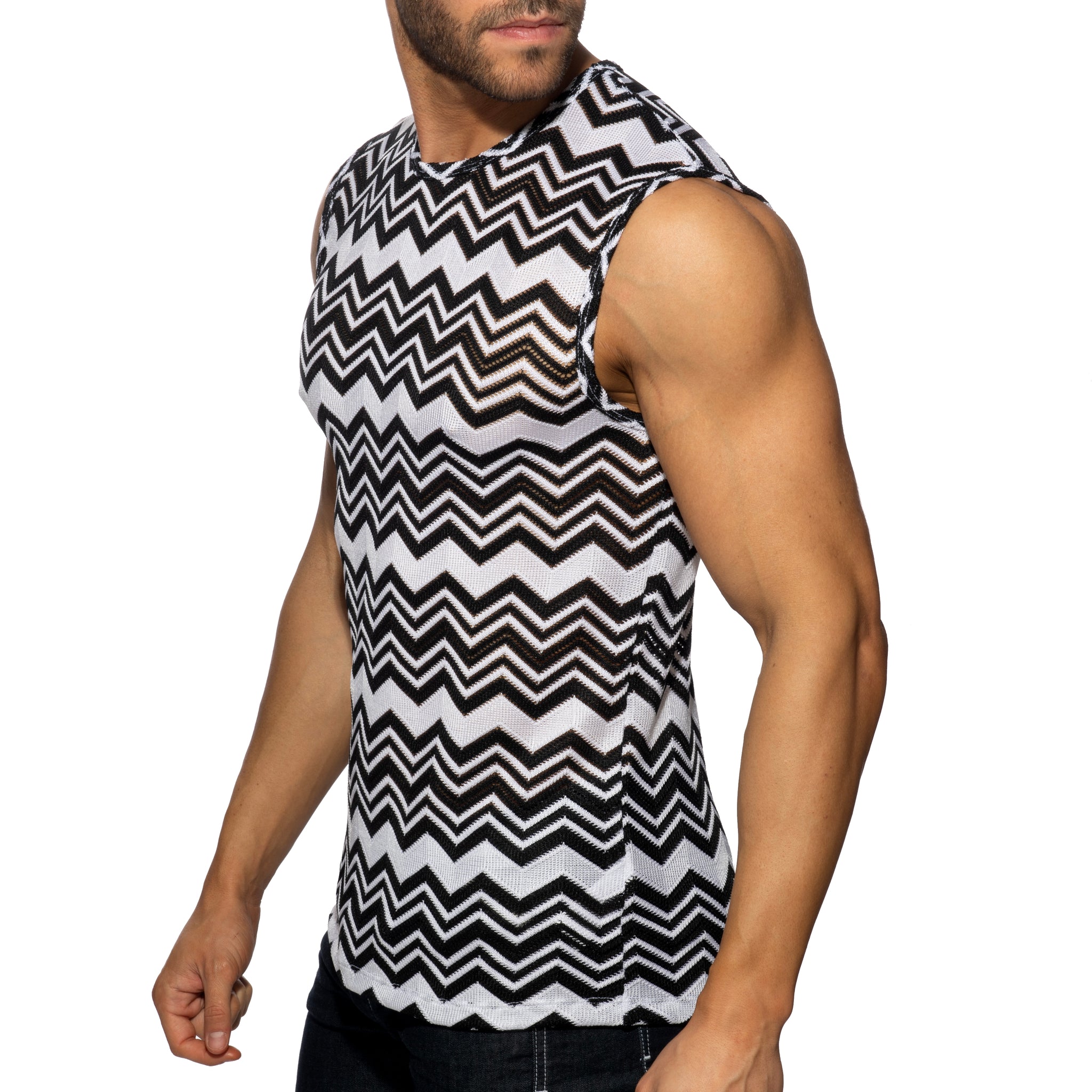 Addicted Isparta Tank Top Black AD1396