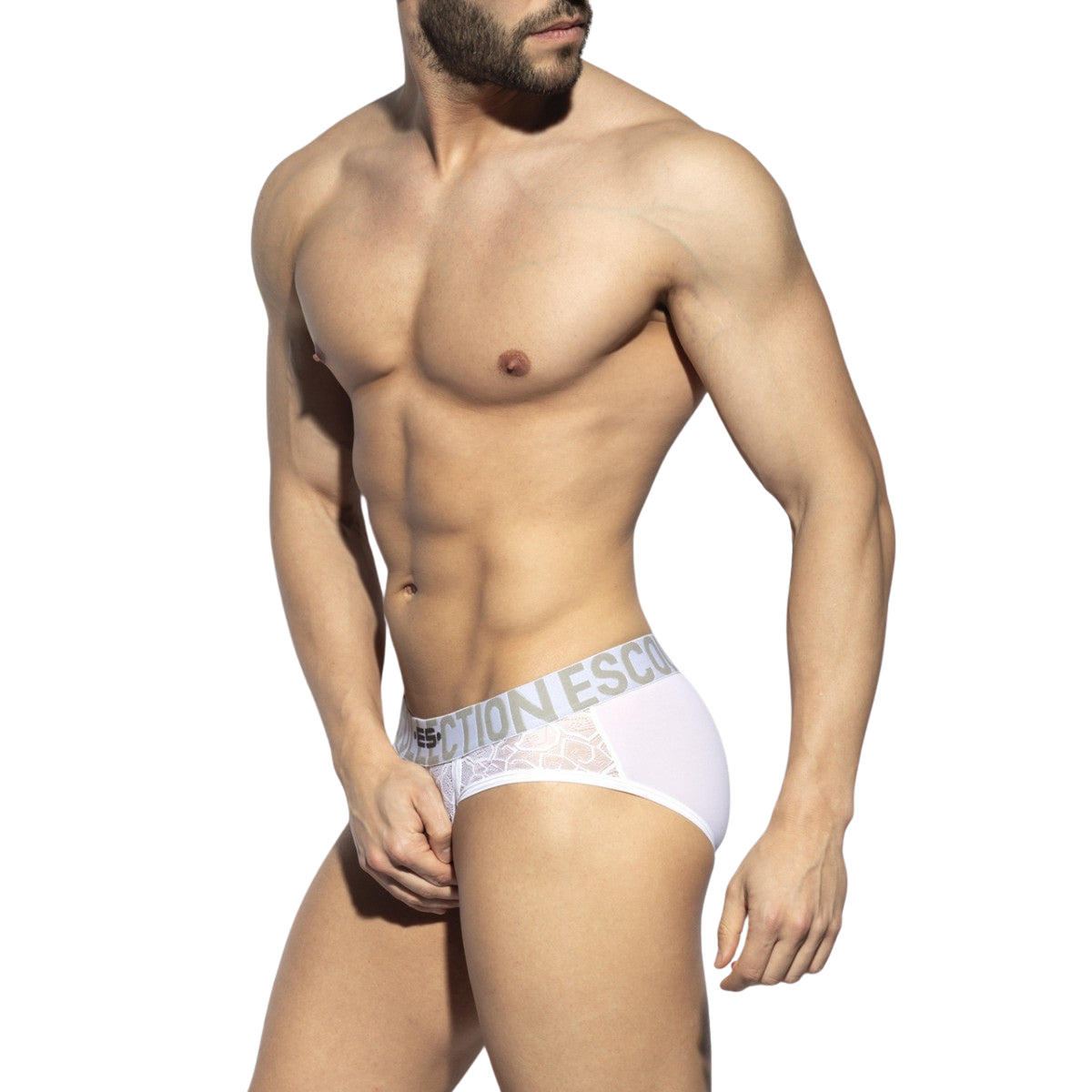 ES Collection Lace Brief White UN2088