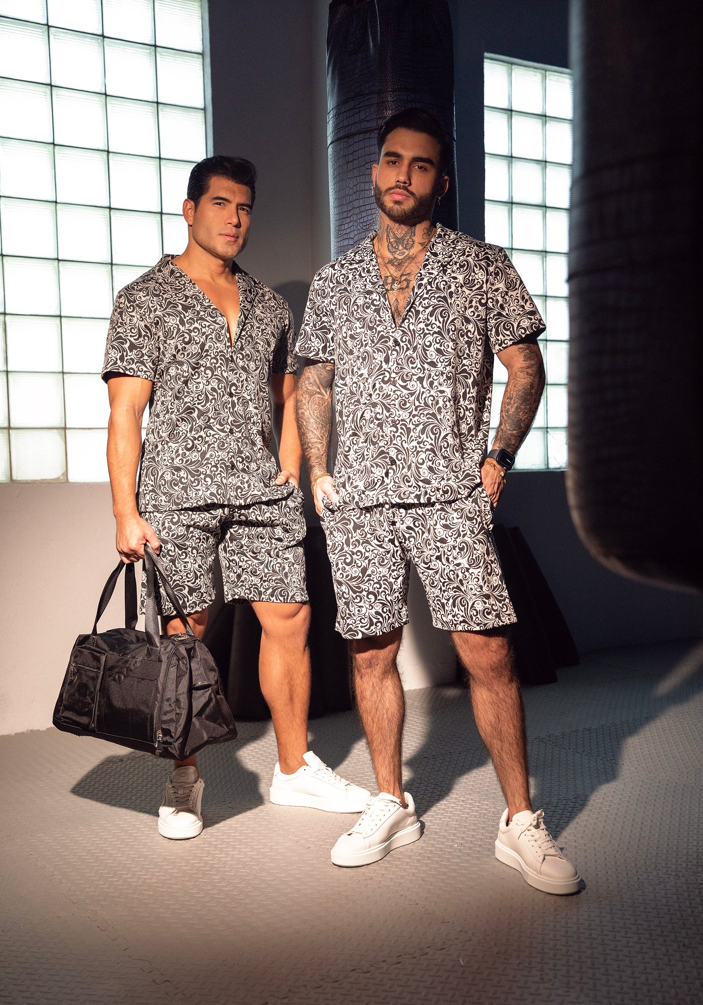 Addicted Rococo Shirt Charcoal AD1381