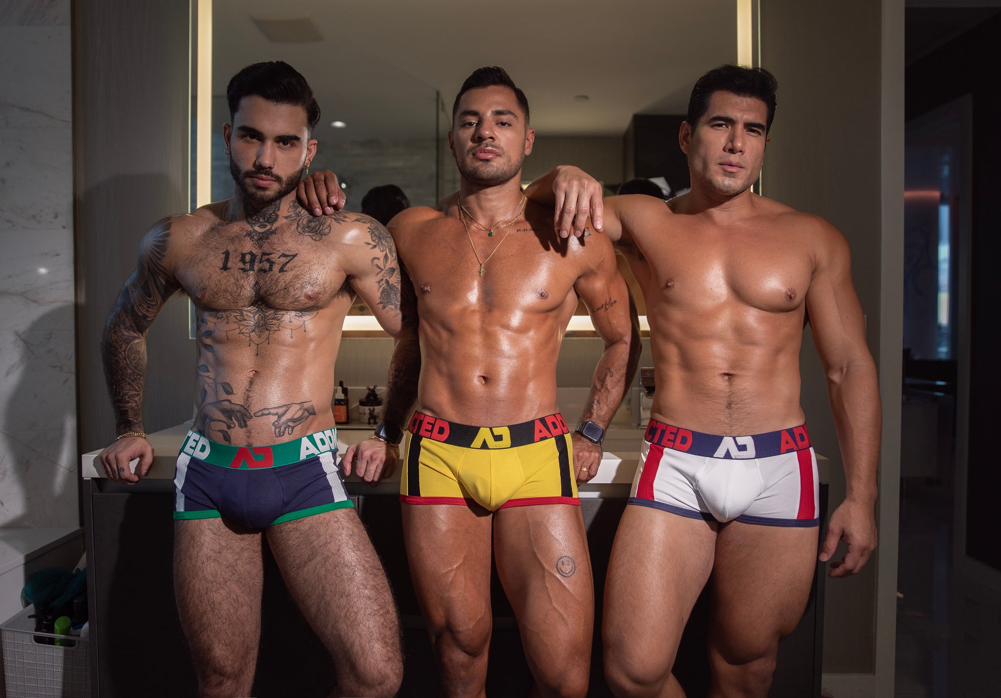 Addicted Sports Padded Trunk White AD1245