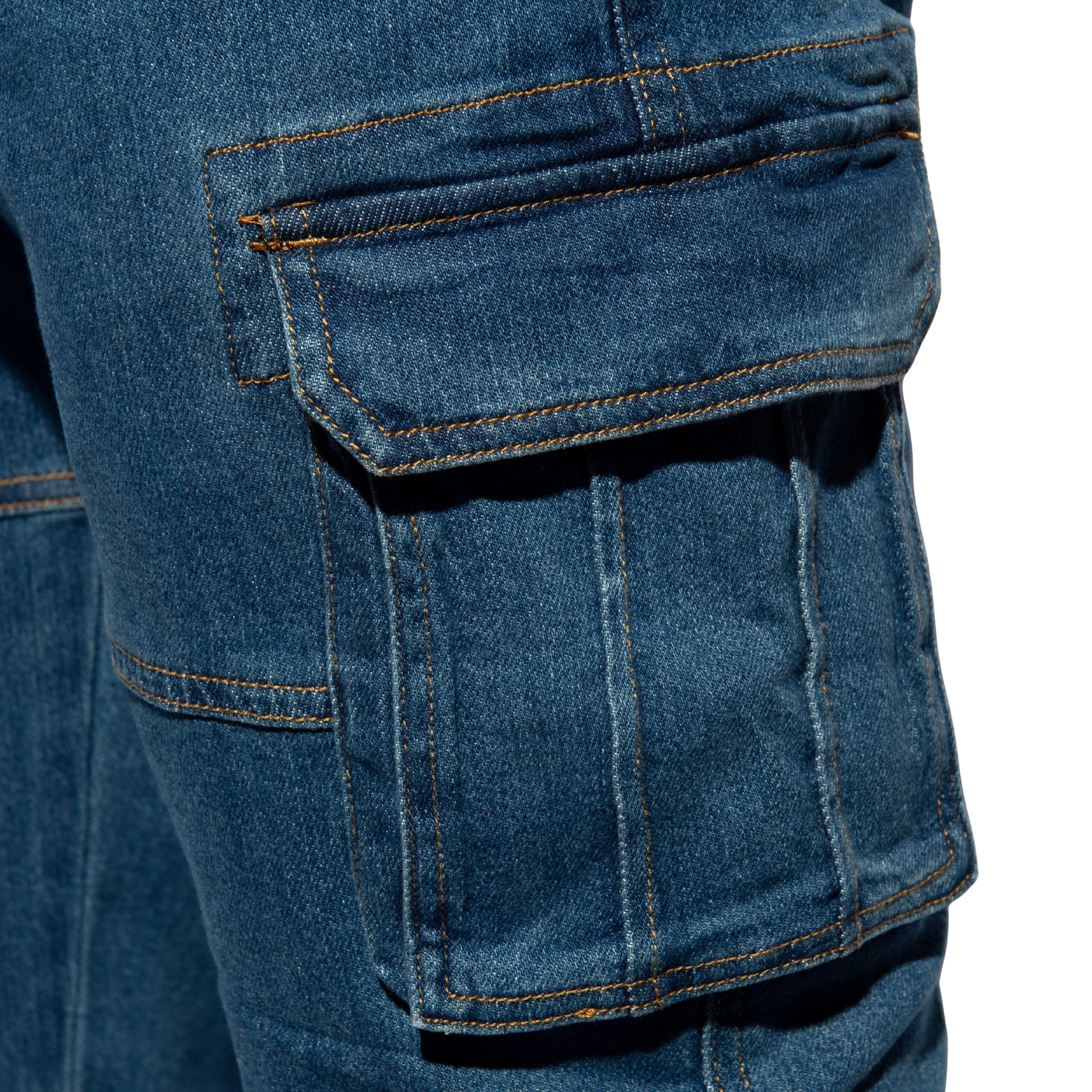 ES Collection Cargo Denim Jeans Dark Jeans ESJ078