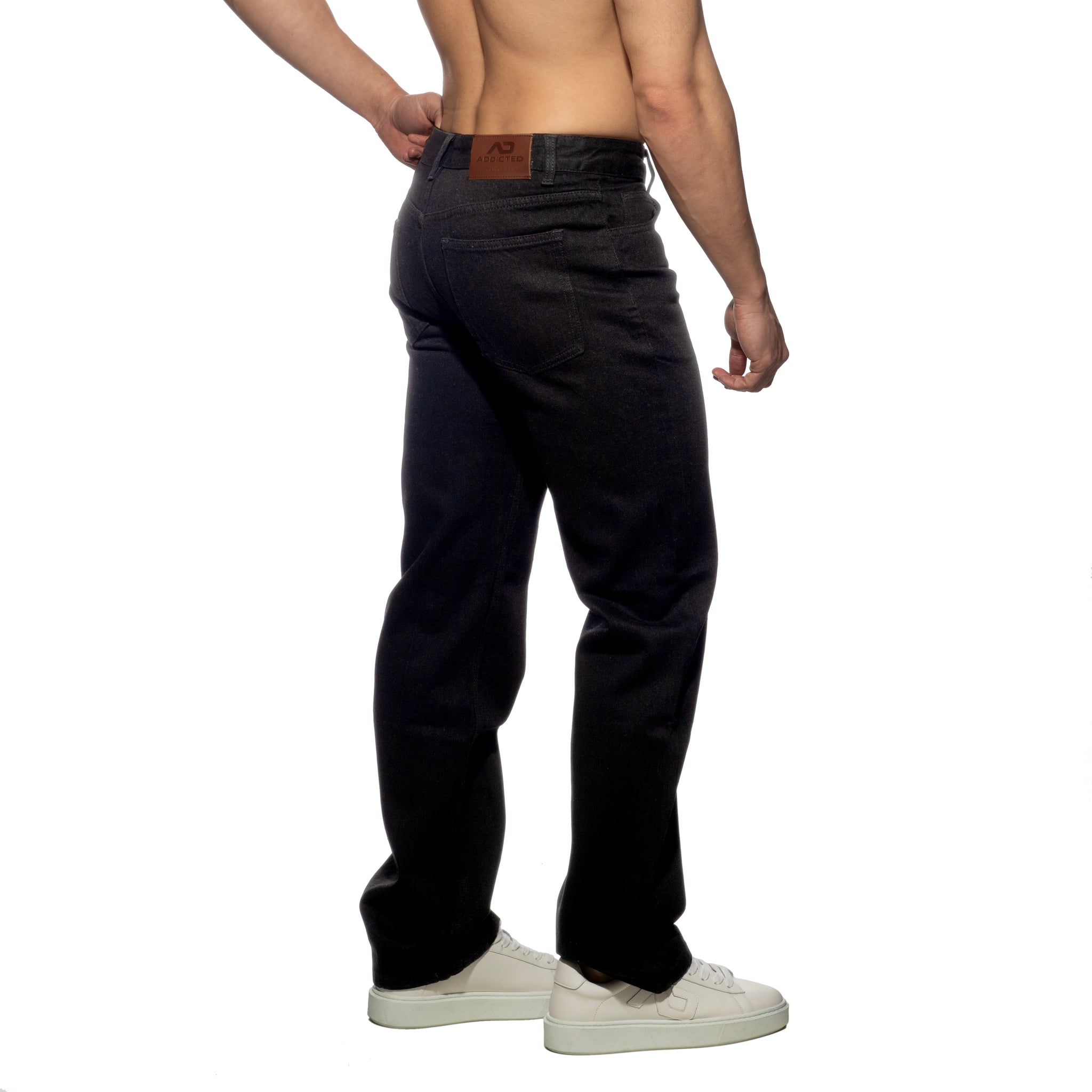 Addicted Denim Baggy Fit Jeans Black AD1398