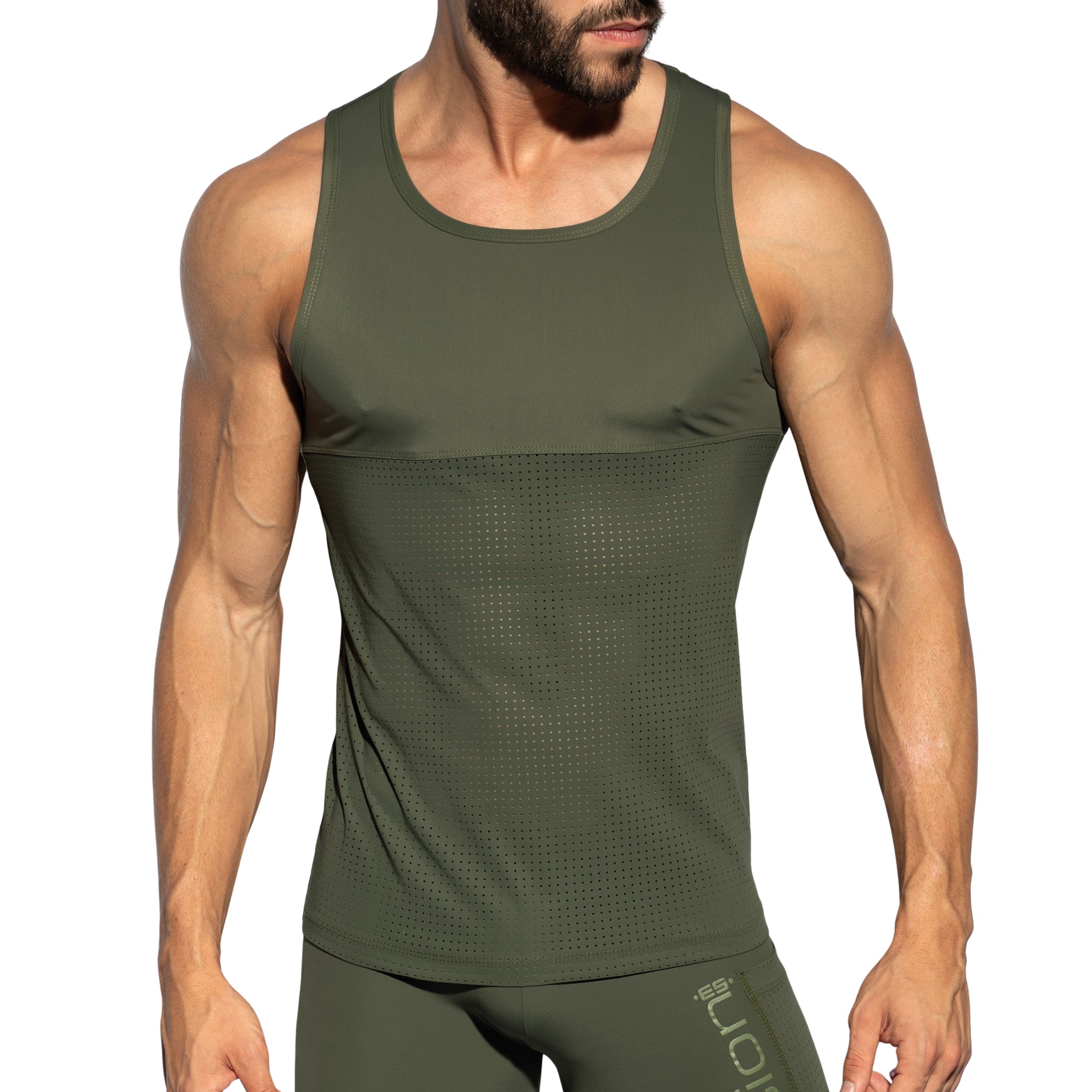 ES Collection Vertex Tank Top Khaki TS355