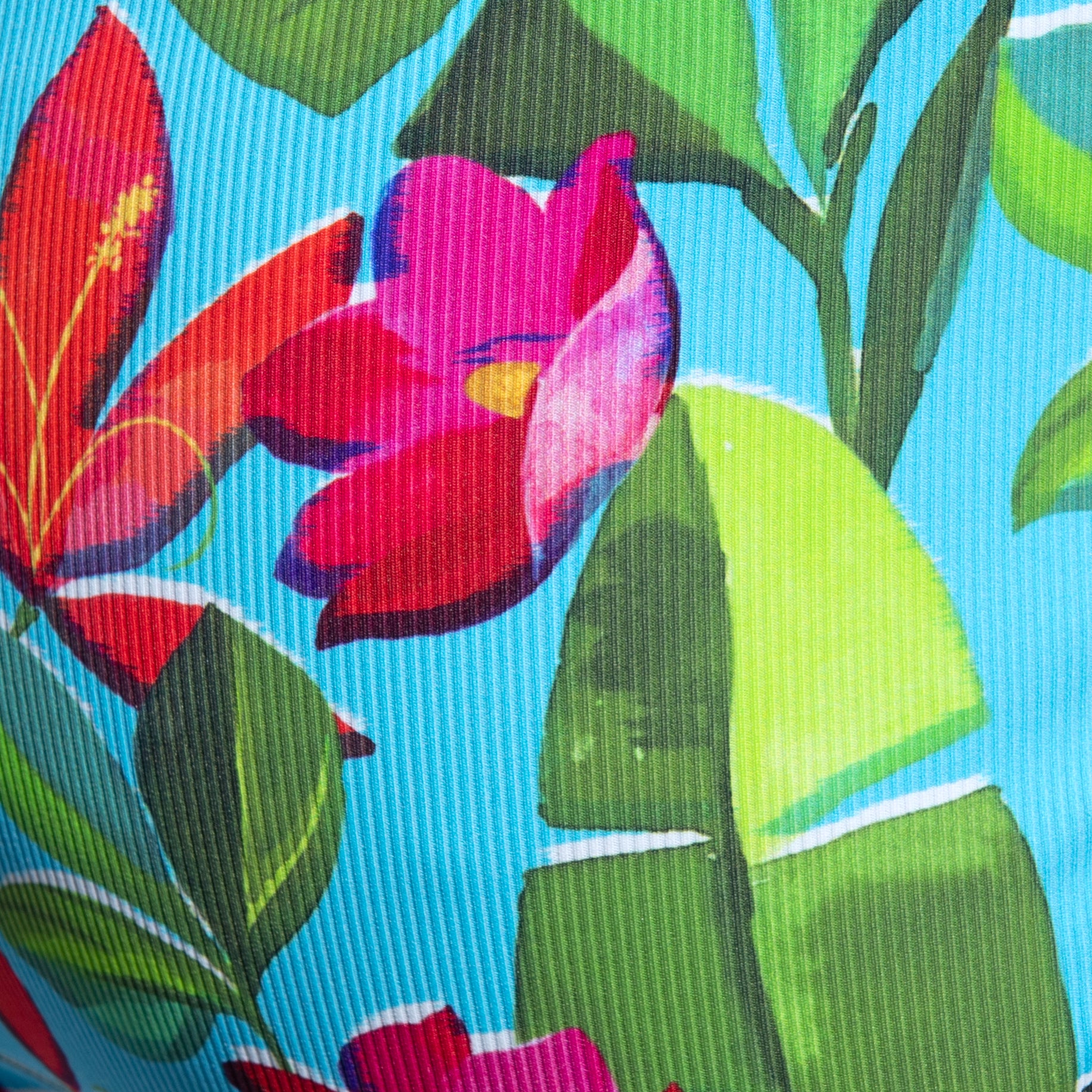 ES Collection Bold Flowers Bikini Brief Turquoise UN662