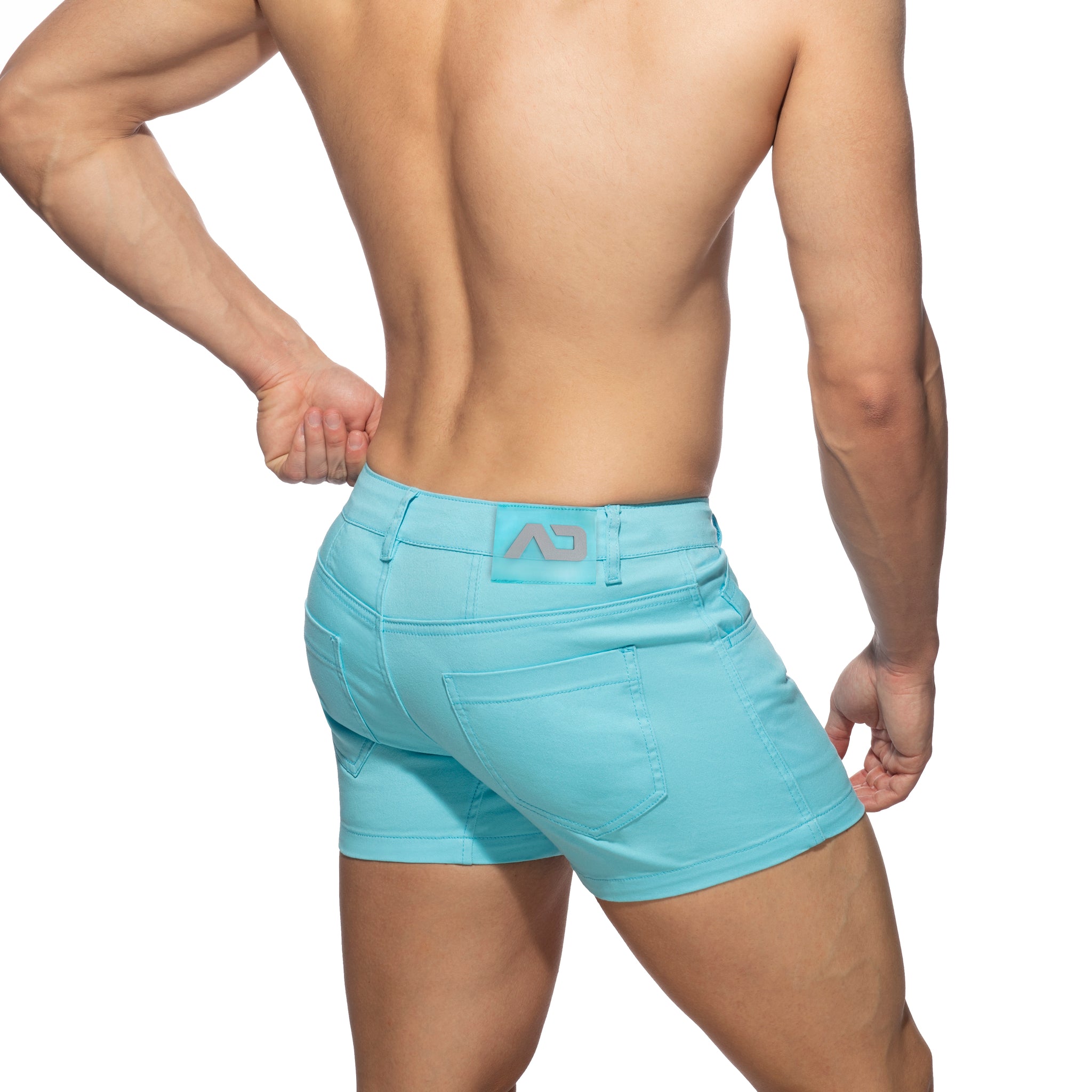 Addicted 5 Pockets Summer Shorts Sky Blue AD1195