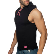 Addicted Band Cotton Hoody Black AD1001