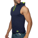 Addicted Band Cotton Hoody Navy AD1001